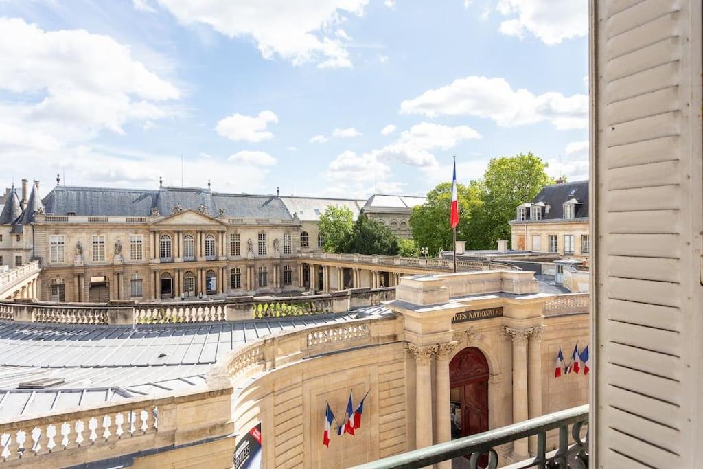 Le Marais, Fantastic View On Archives Nationales Appartement Parijs Buitenkant foto